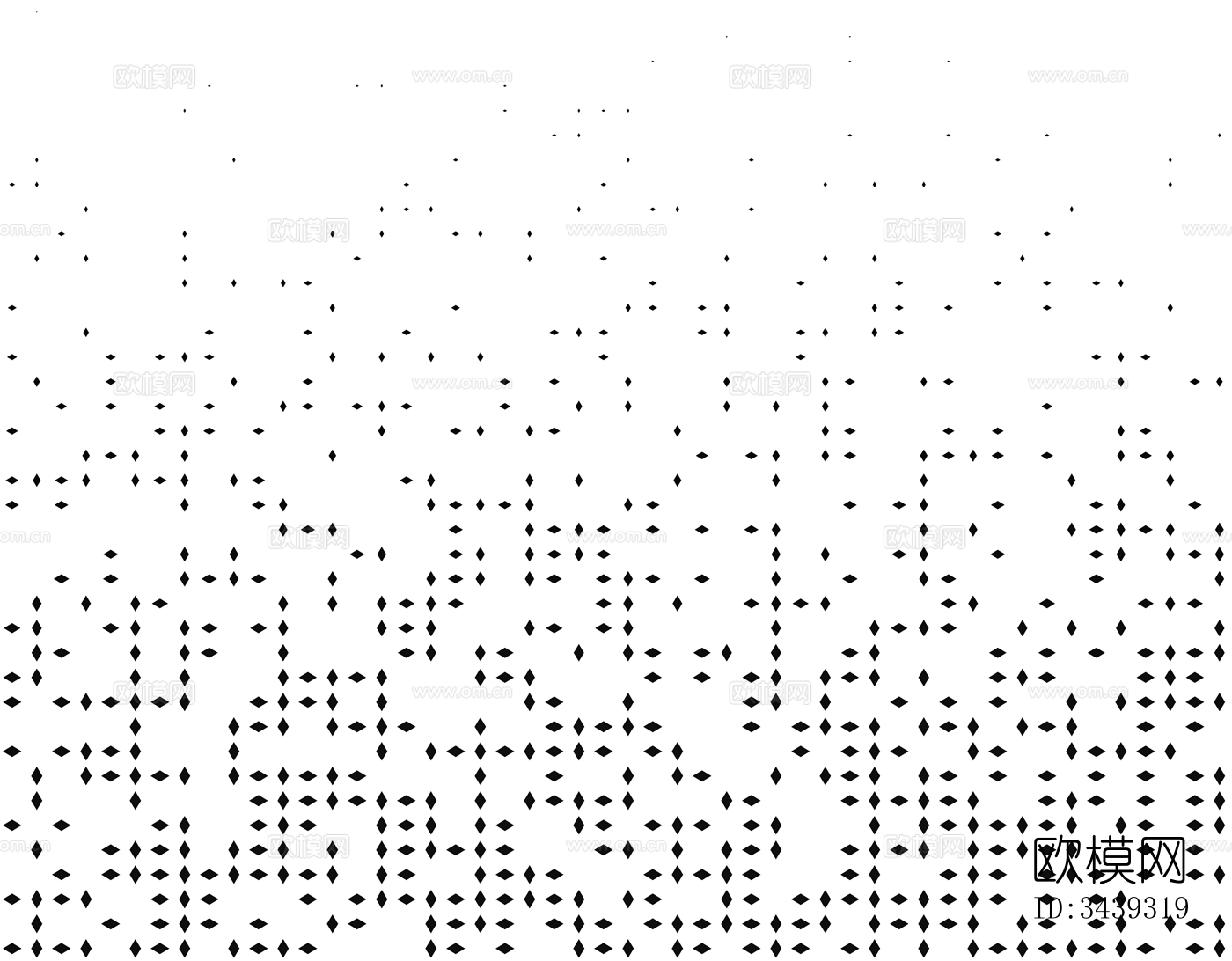 无缝菱形渐变规律排列金属冲孔铝板下载