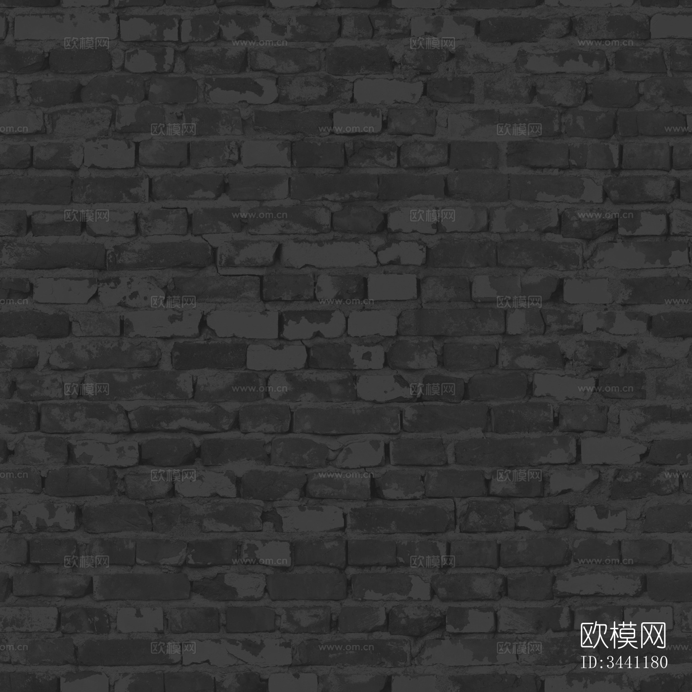 破旧红砖墙高清贴图下载（渲染图6）