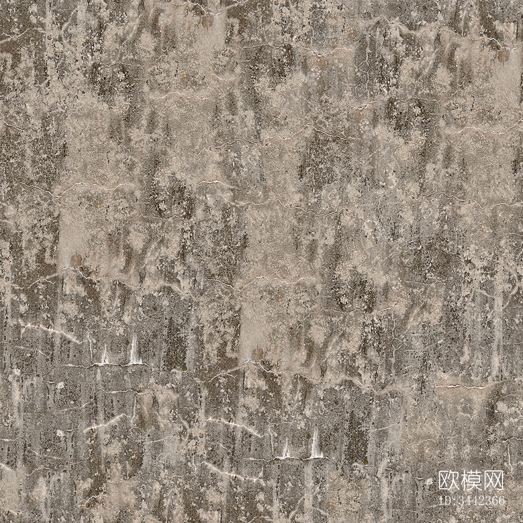 无缝暖灰色做旧破损混凝土水泥墙面地面下载