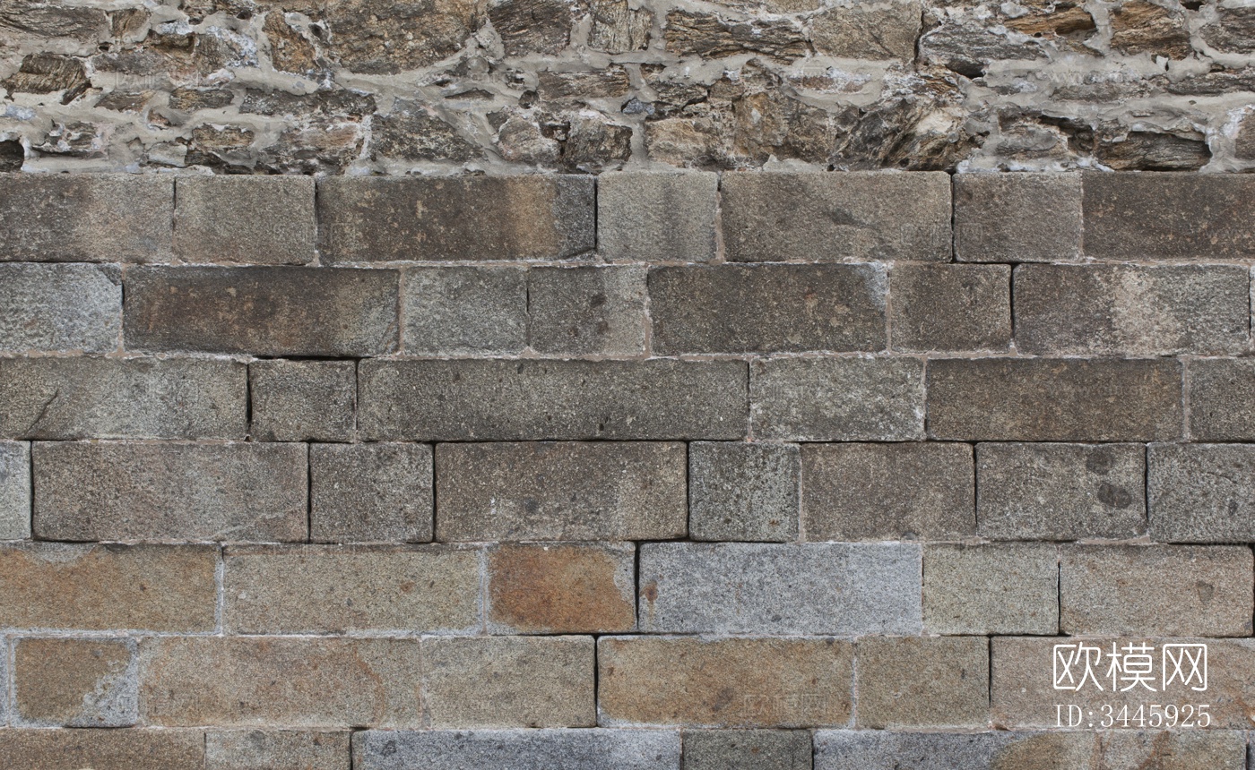 现代新中式其它外墙砖 灰色做旧石头墙面 墙砖 砖墙下载
