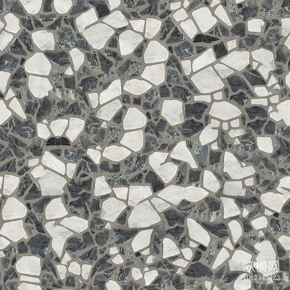 无缝灰色不规则拼花石板地砖人行道路地面广场铺贴下载