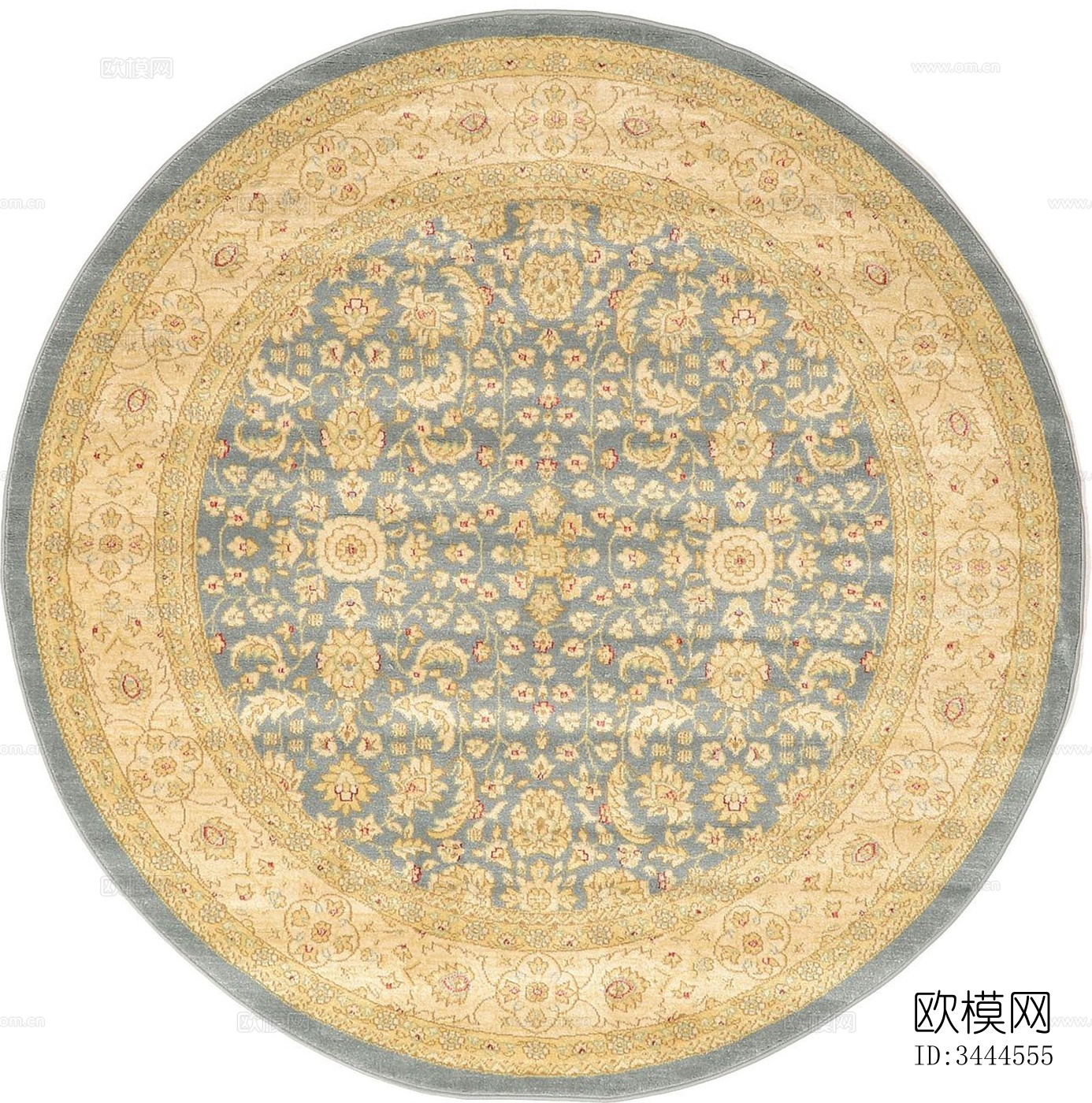 圆形古典欧式地毯下载