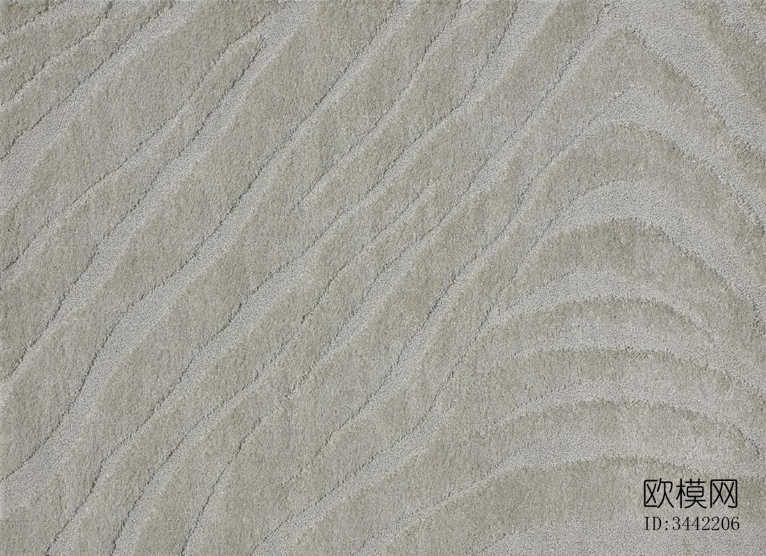 现代凹凸毛绒地毯下载