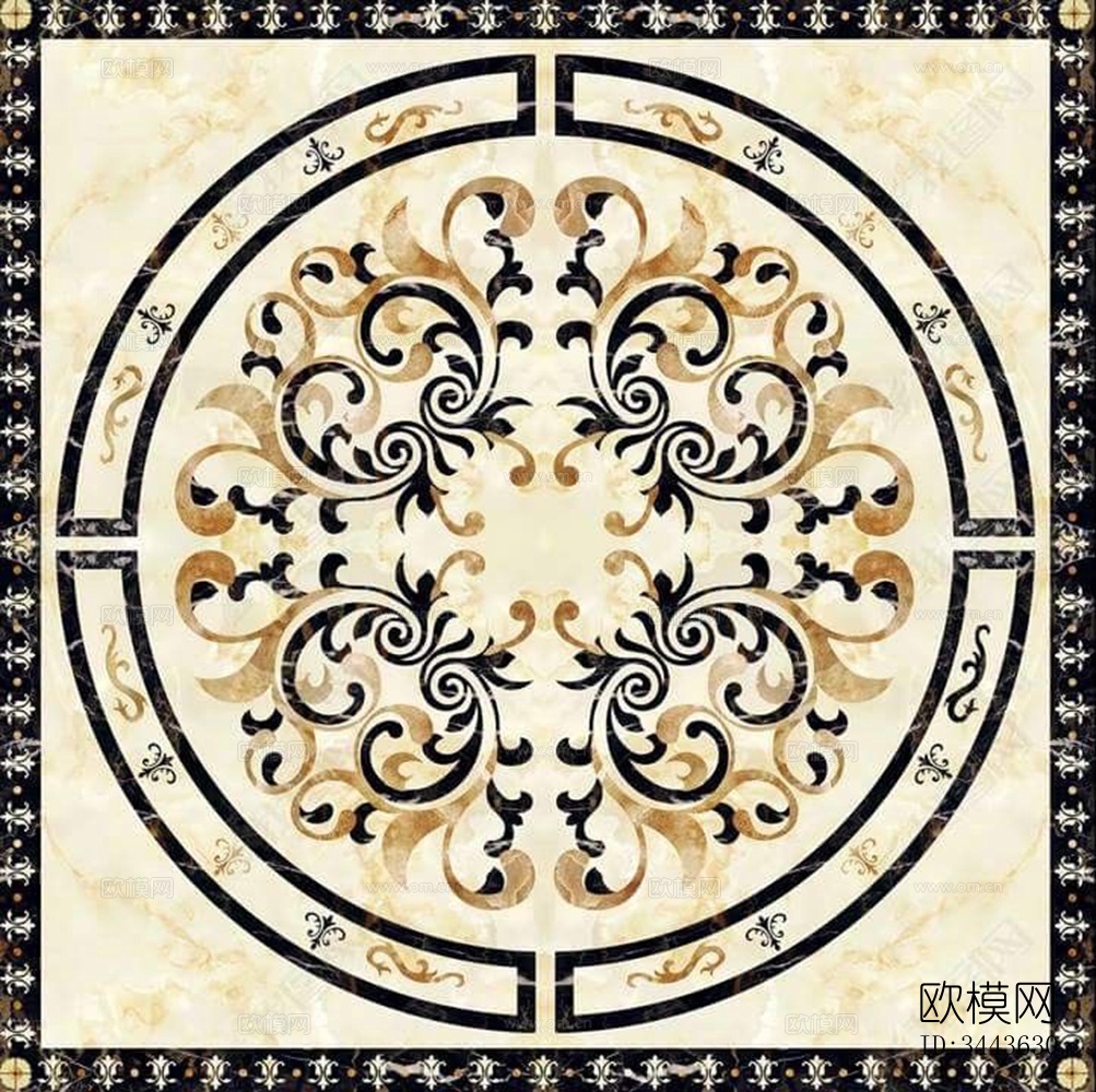欧式石材拼花 大理石拼花下载