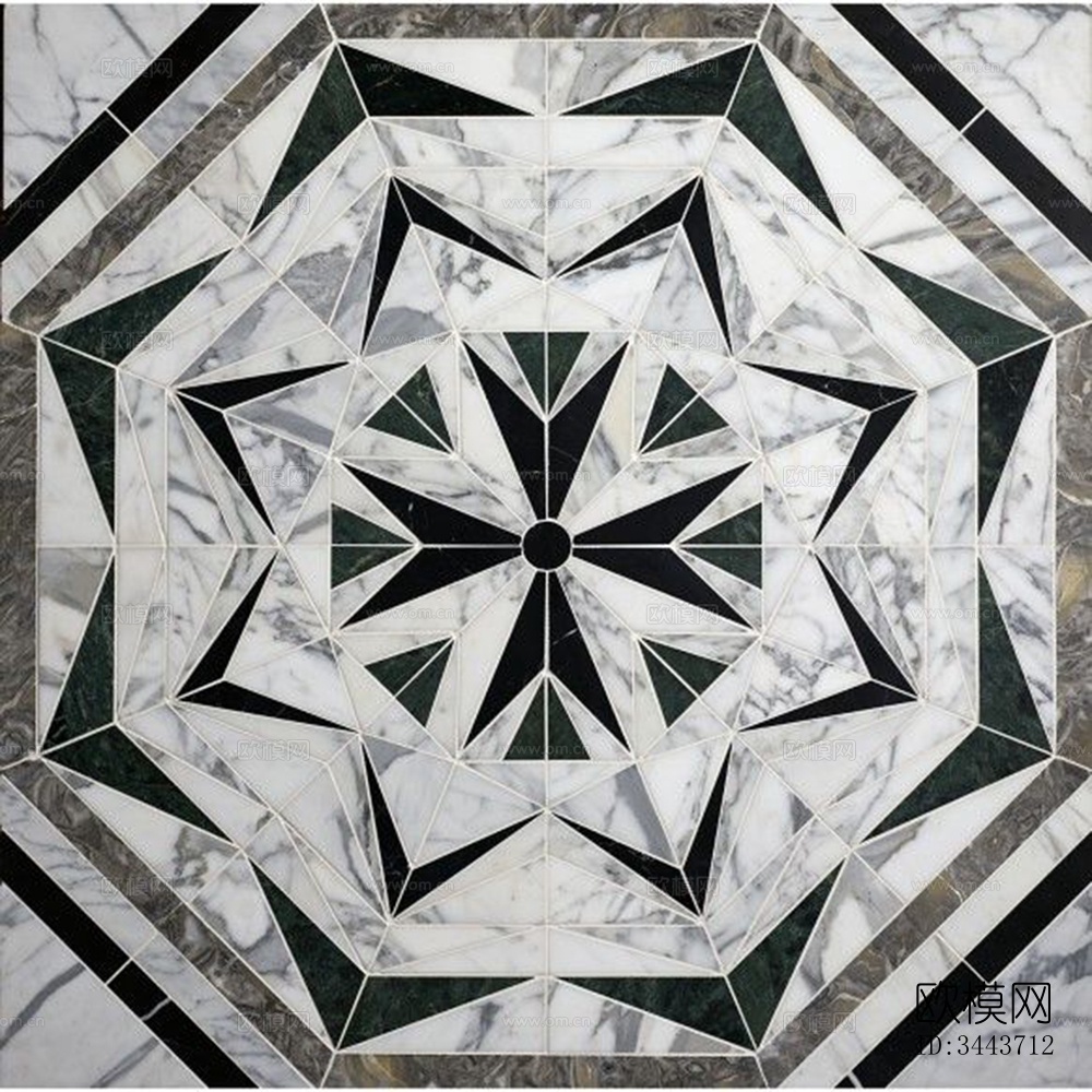 现代石材拼花 大理石拼花下载
