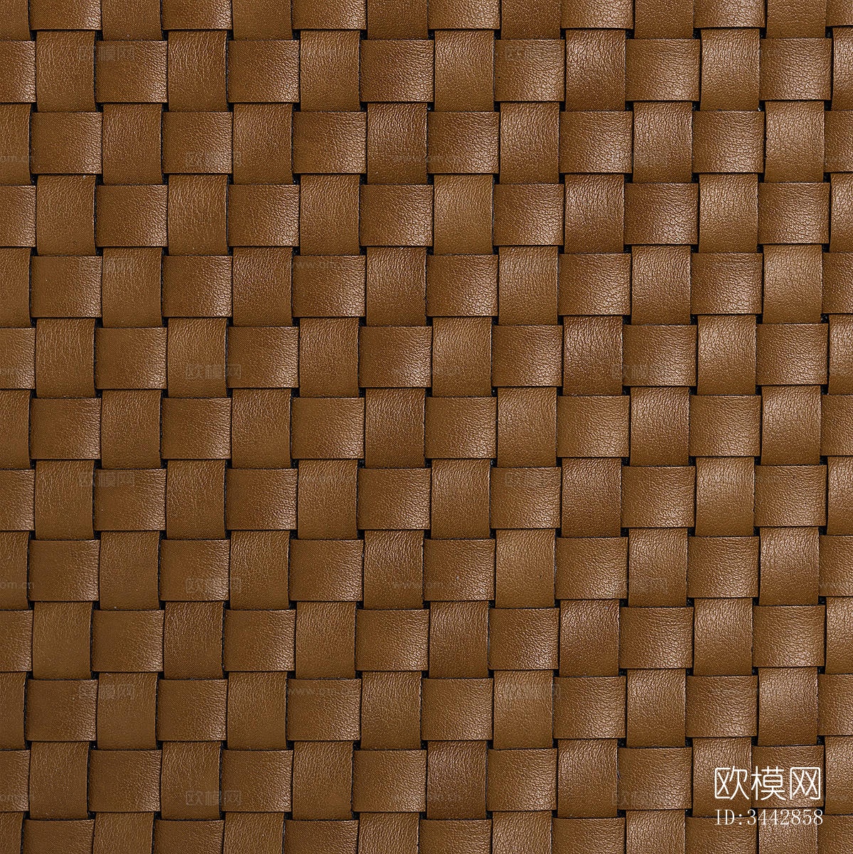 棕色皮革编织贴图下载