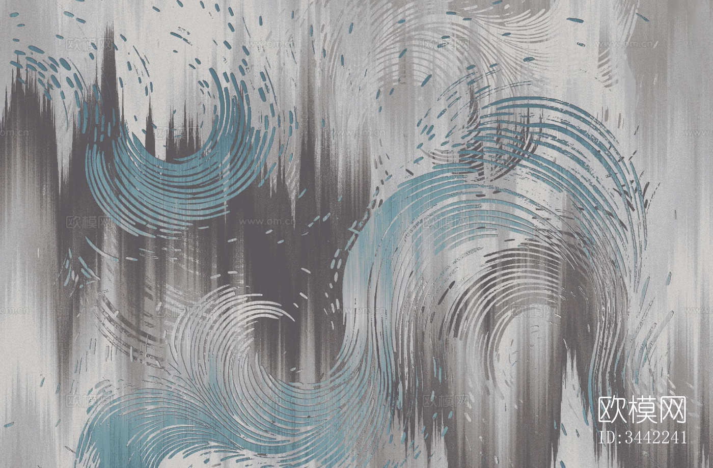 现代新中式地毯下载