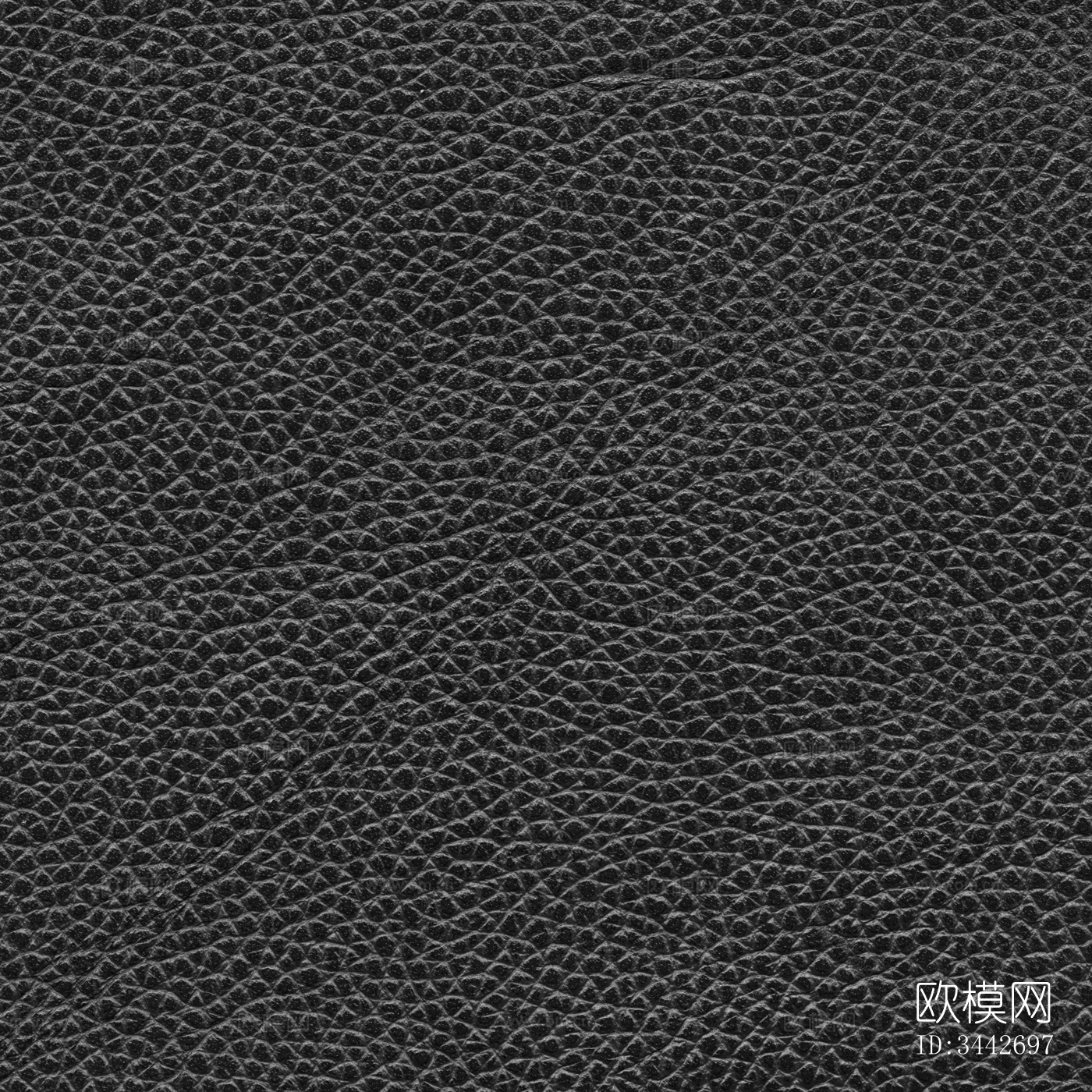 黑色粗纹皮革贴图2下载