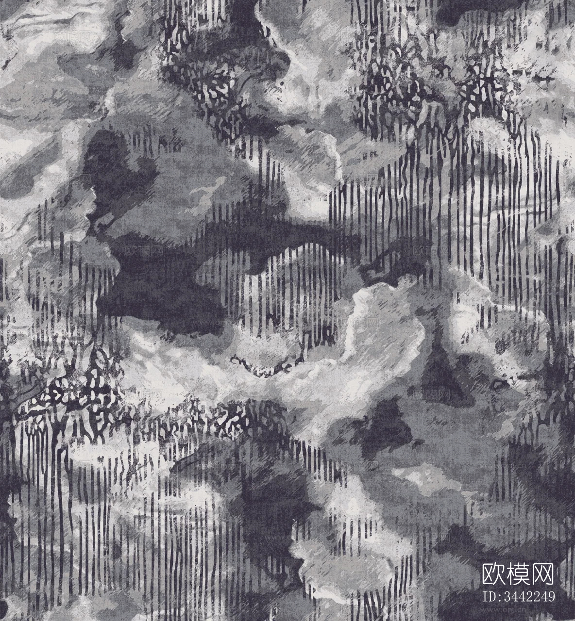 现代新中式地毯下载