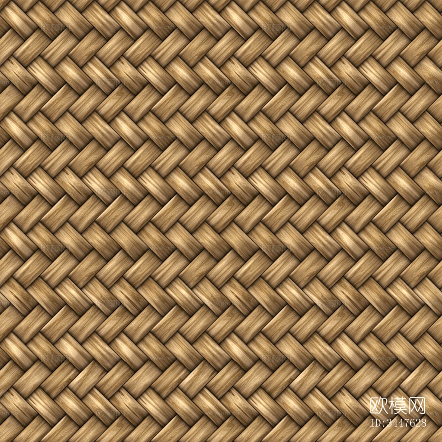 无缝黄色藤条藤编竹编编织材质下载
