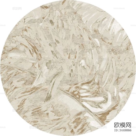 现代简约圆形地毯下载