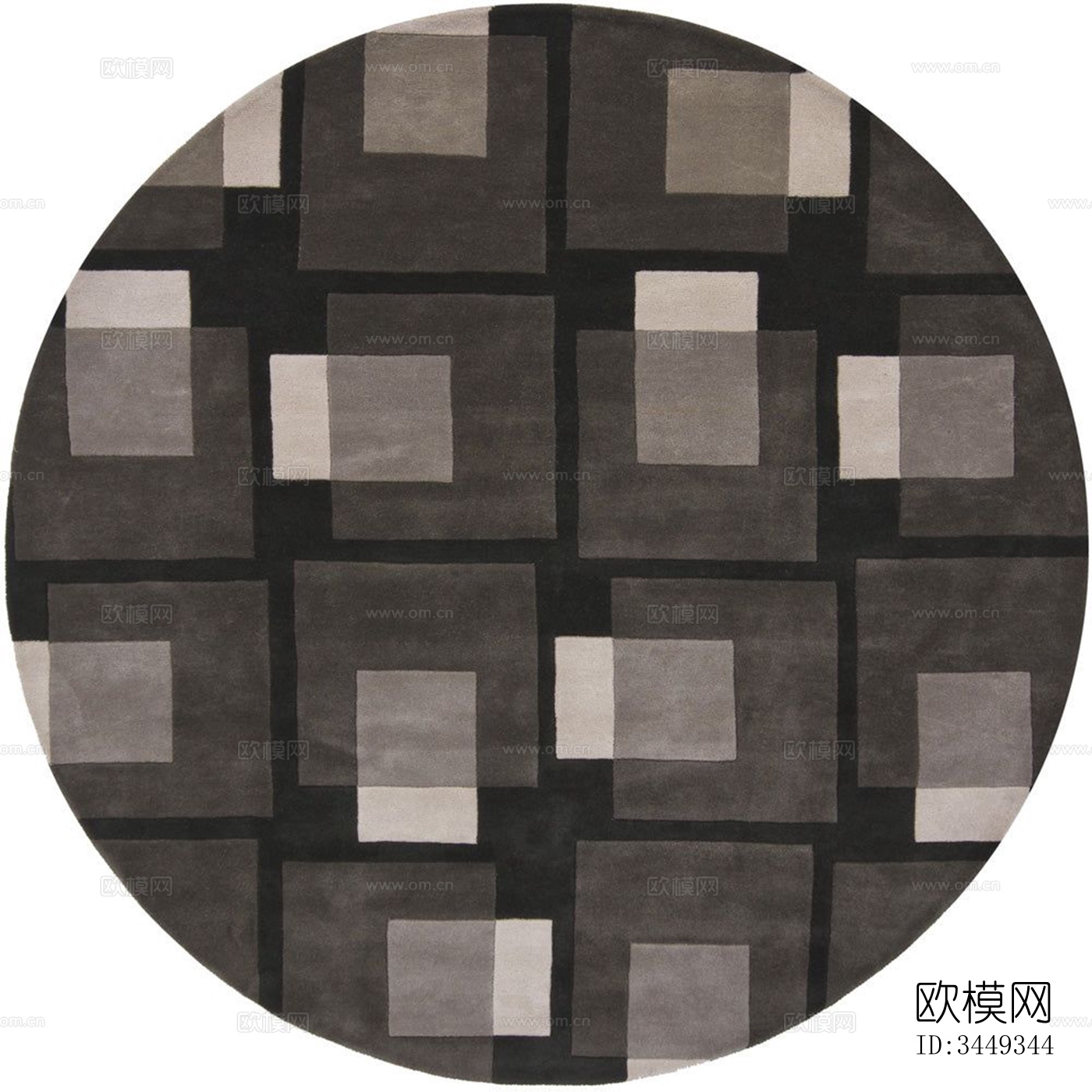 现代圆形地毯下载