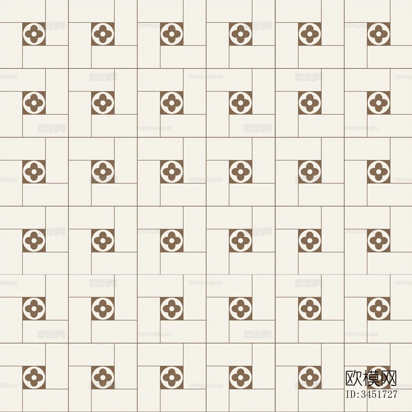 法式复古小花砖下载