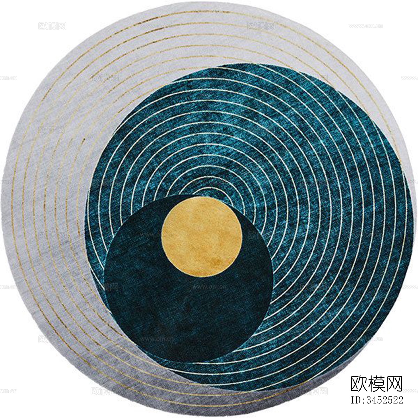 现代圆形地毯下载