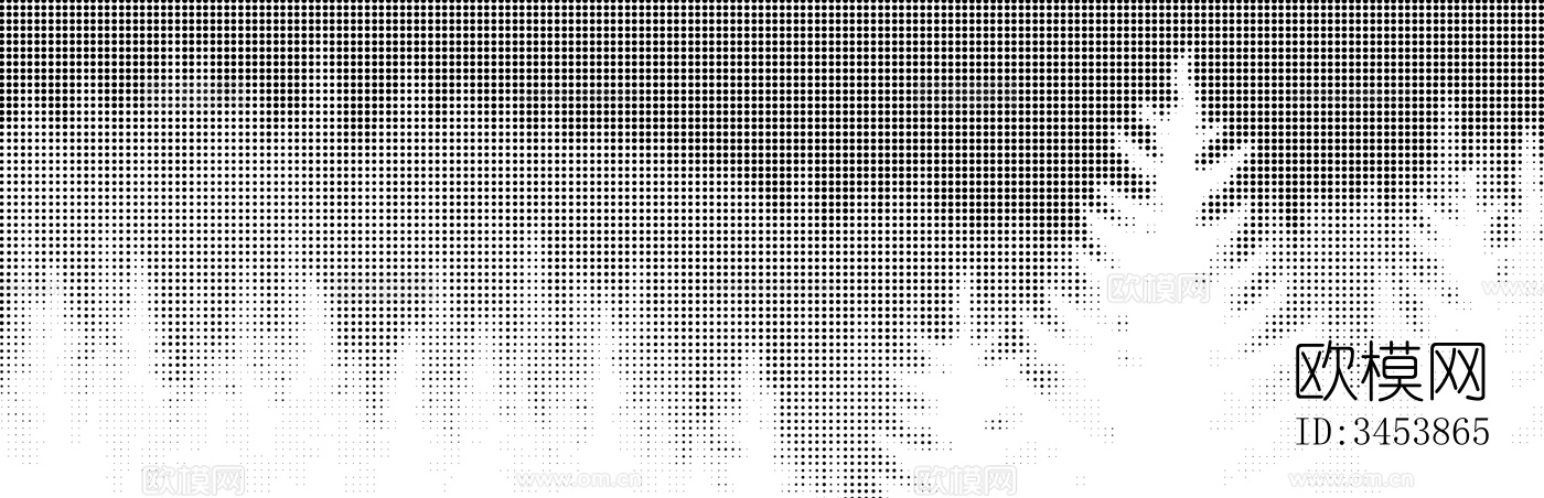 树形风景冲孔穿孔铝板下载