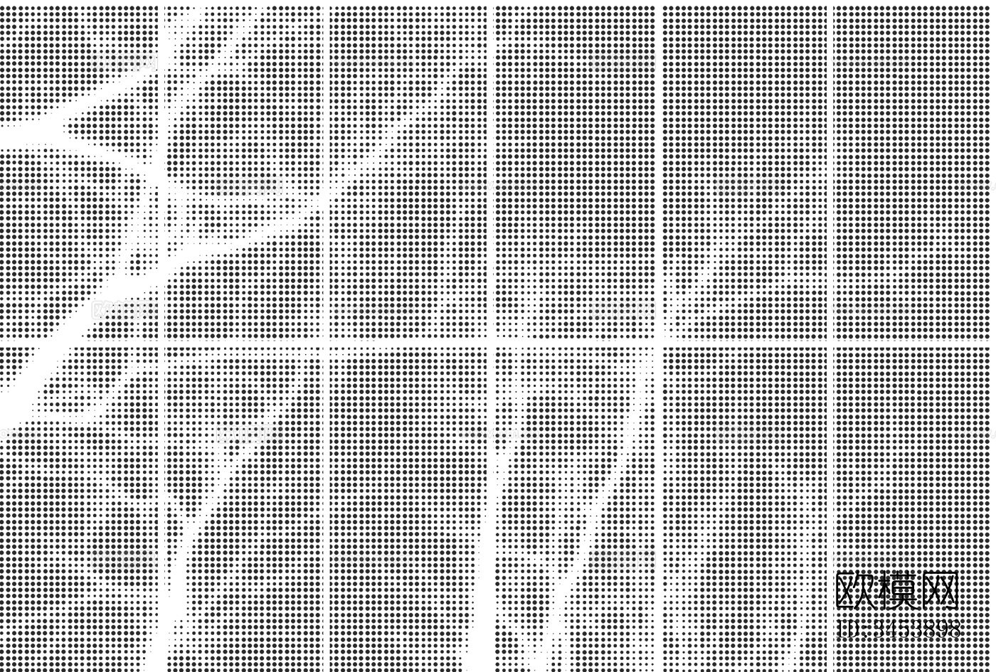 树形风景冲孔穿孔铝板下载