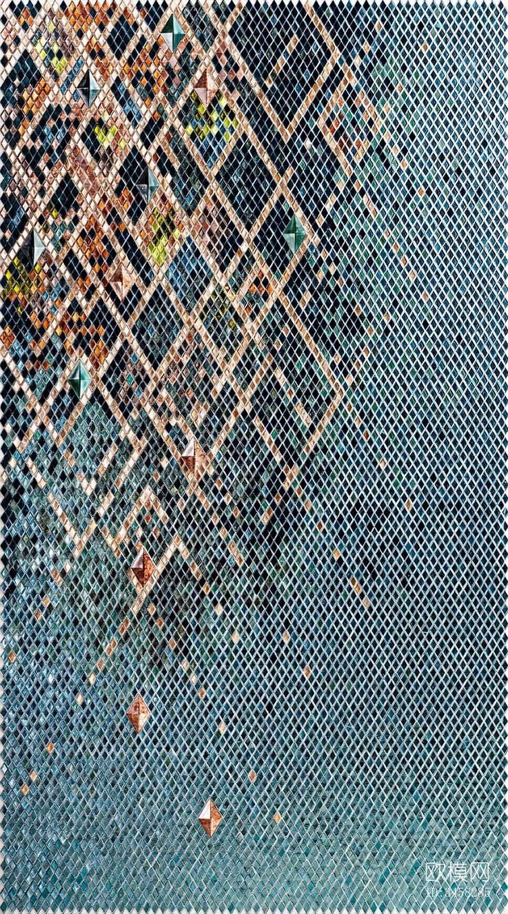 蓝色马赛克下载