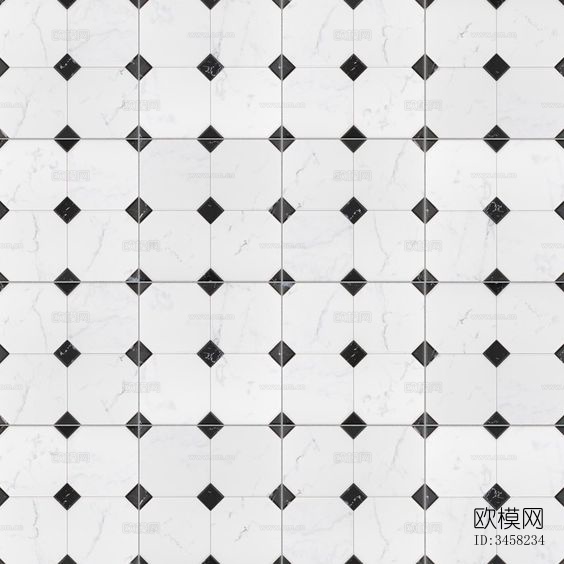 绿色复古港风马赛克下载