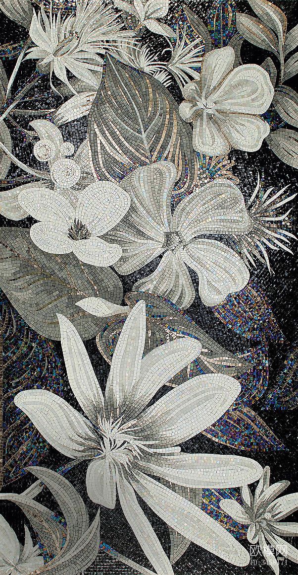 植物花纹马赛克下载