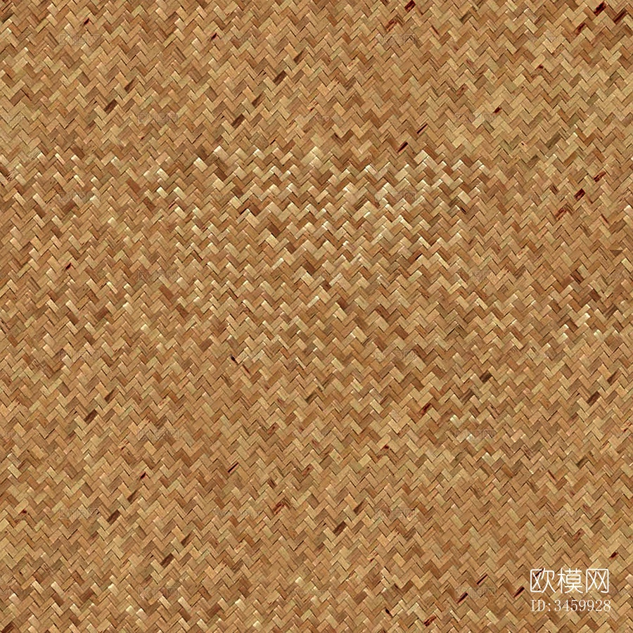 无缝黄色草编藤编竹编编织席子材质下载