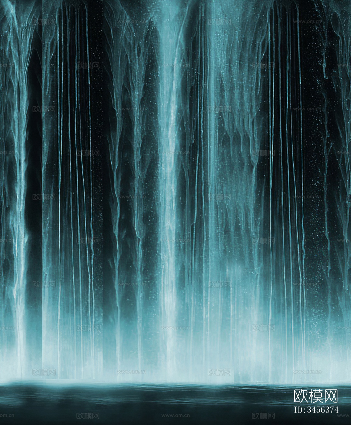 LED屏幕流水科技屏幕贴图