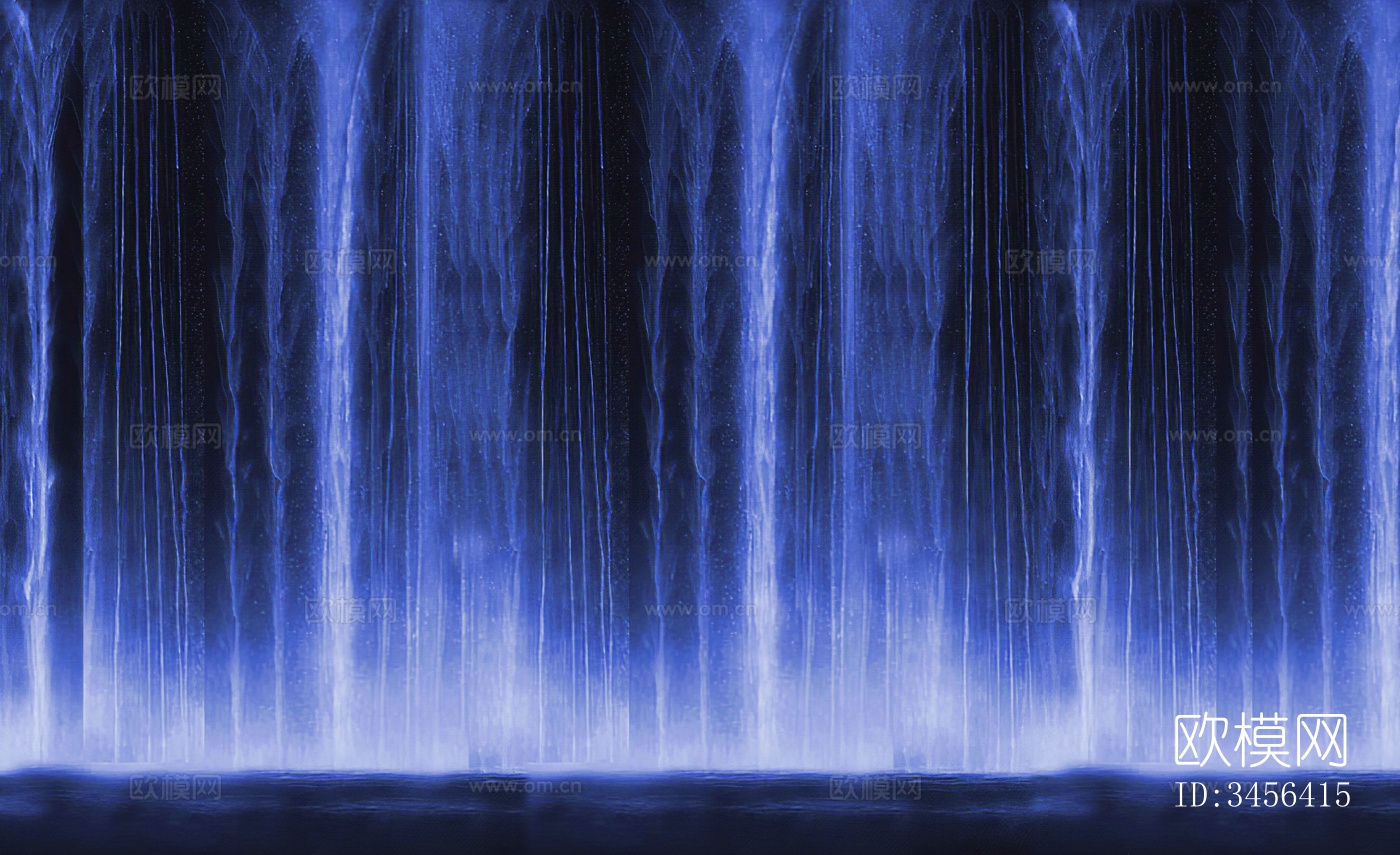 流水屏幕瀑布屏幕LED科技屏幕