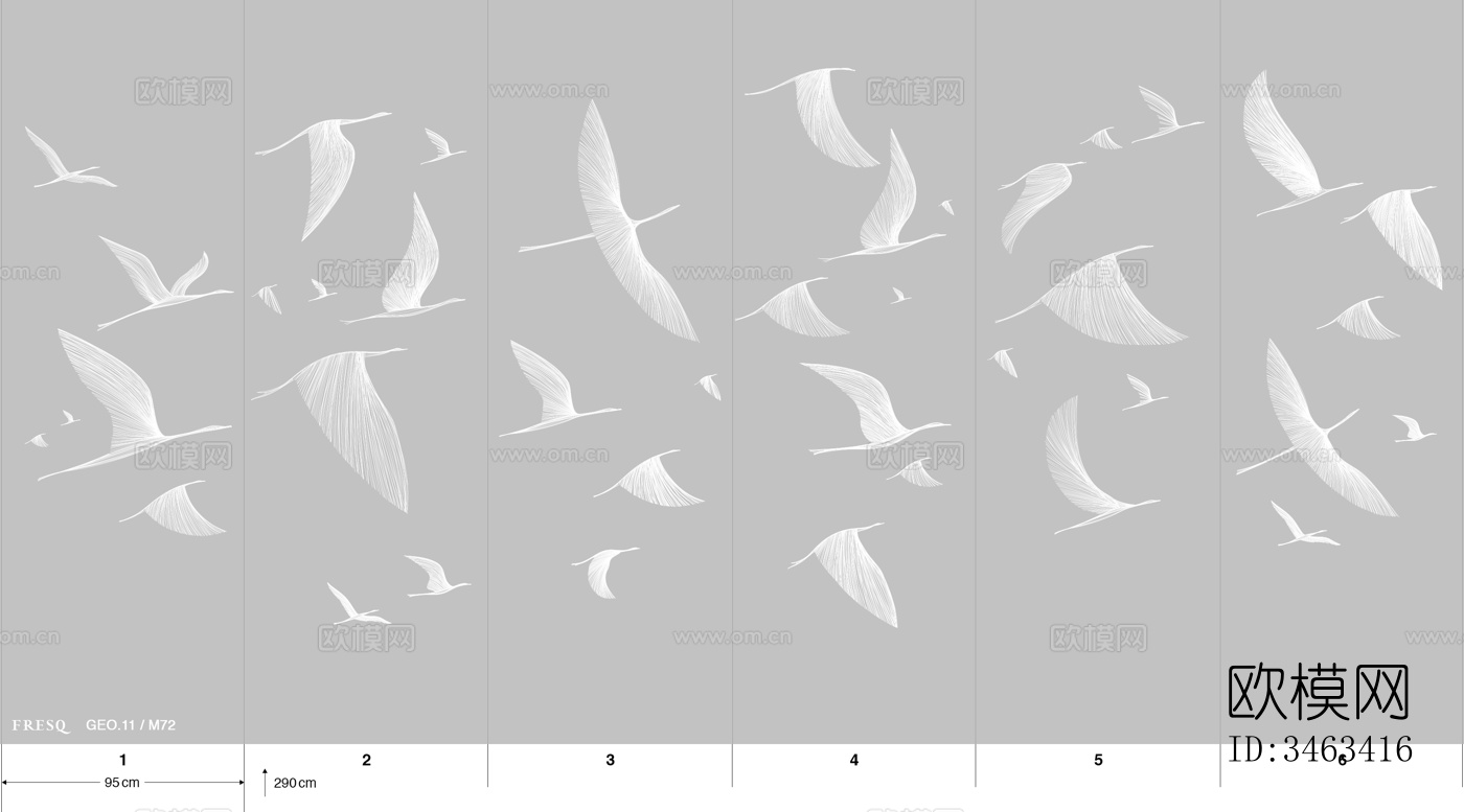 国外手绘植物壁纸壁画下载