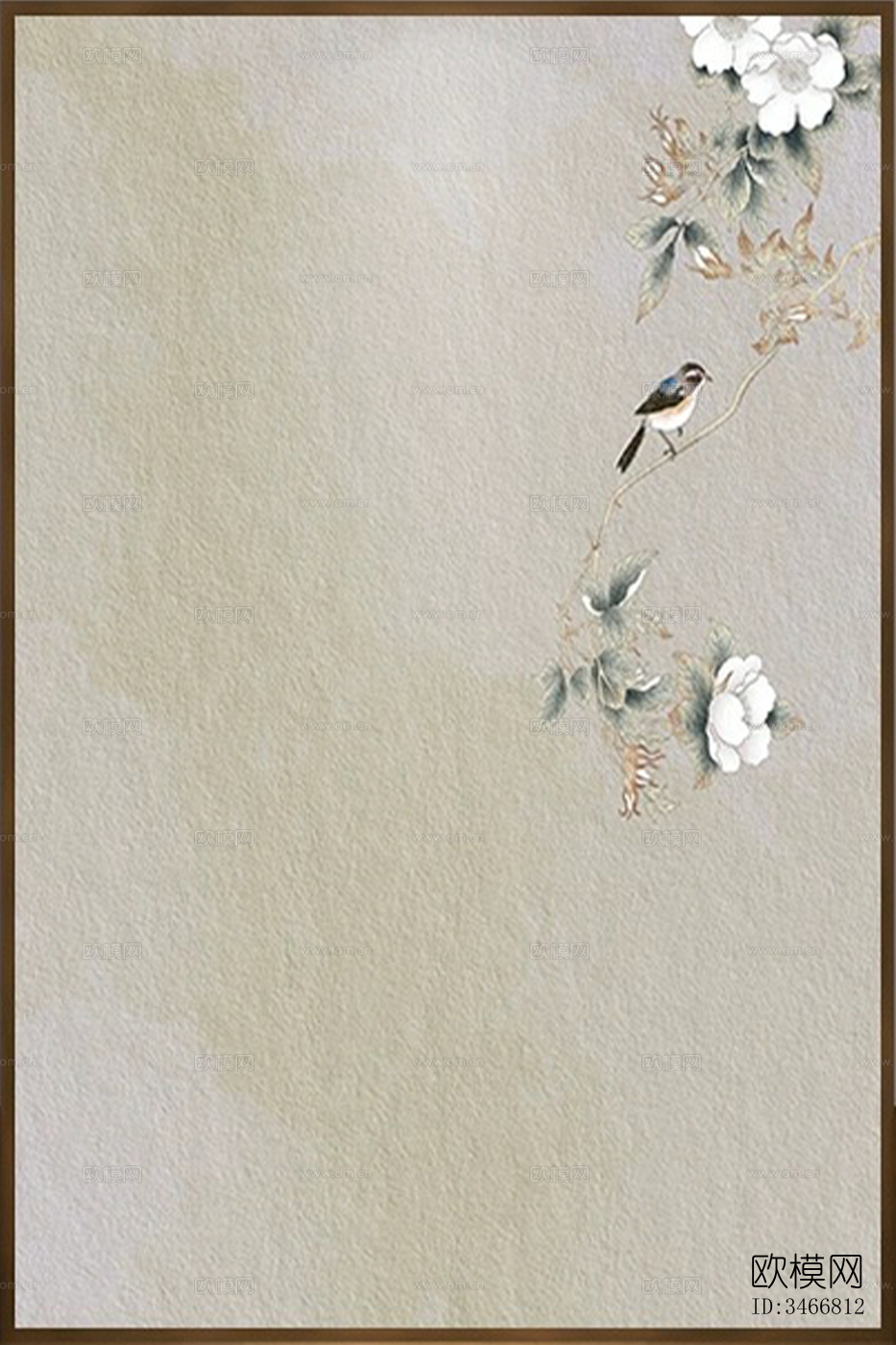 新中式植物挂画下载