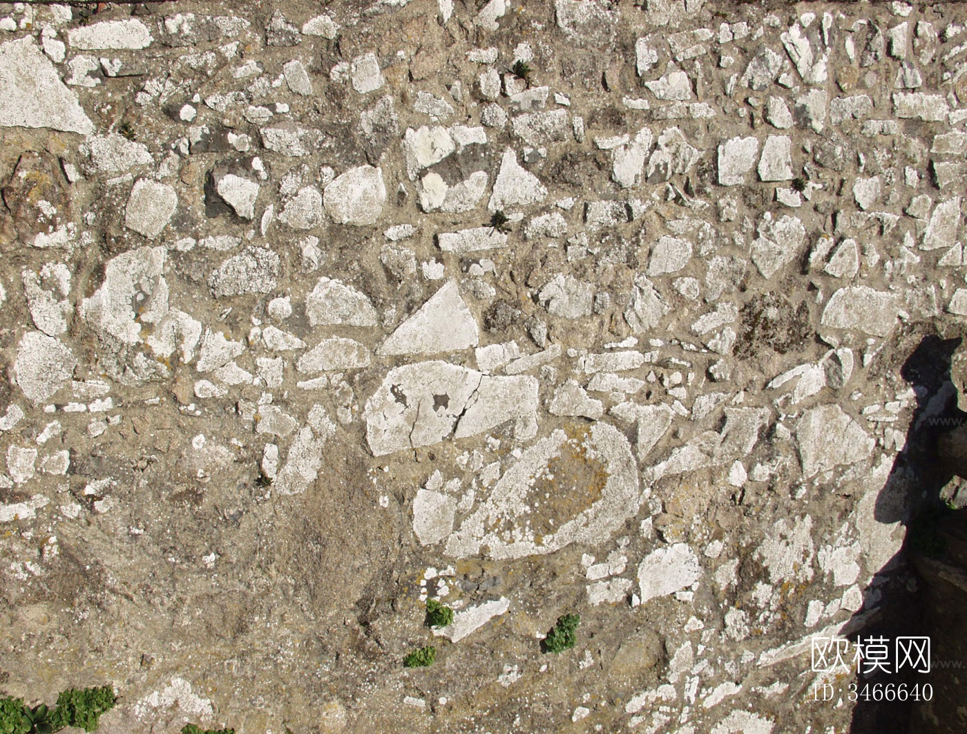 现代新中式其它外墙砖 灰色做旧石头墙面 墙砖 砖墙下载（渲染图2）