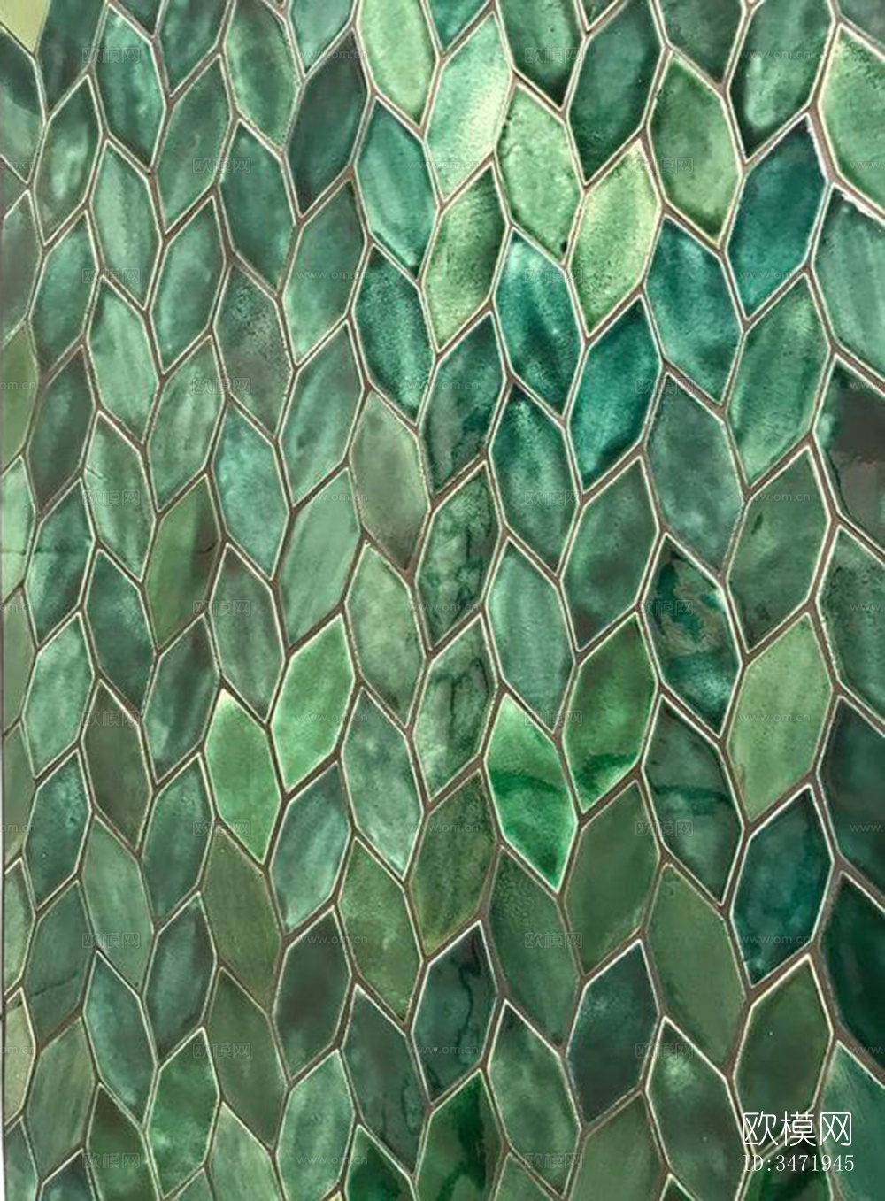 绿色马赛克拼花下载