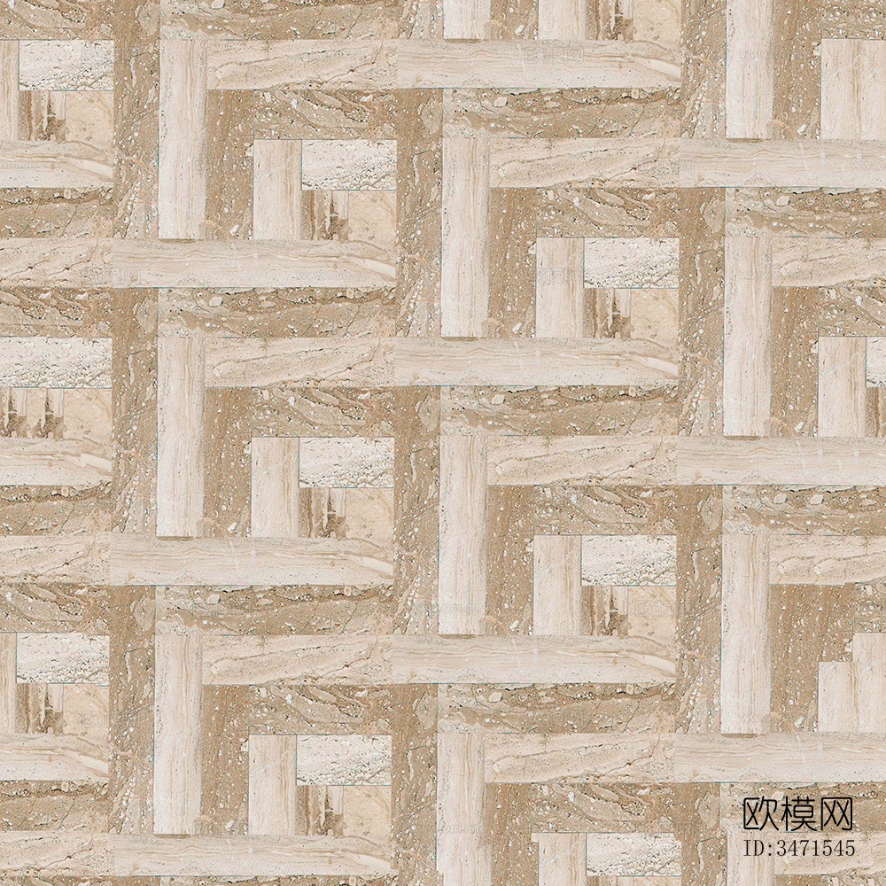 无缝现代黄色洞石大理石石材几何拼接拼花图案瓷砖地砖墙砖下载