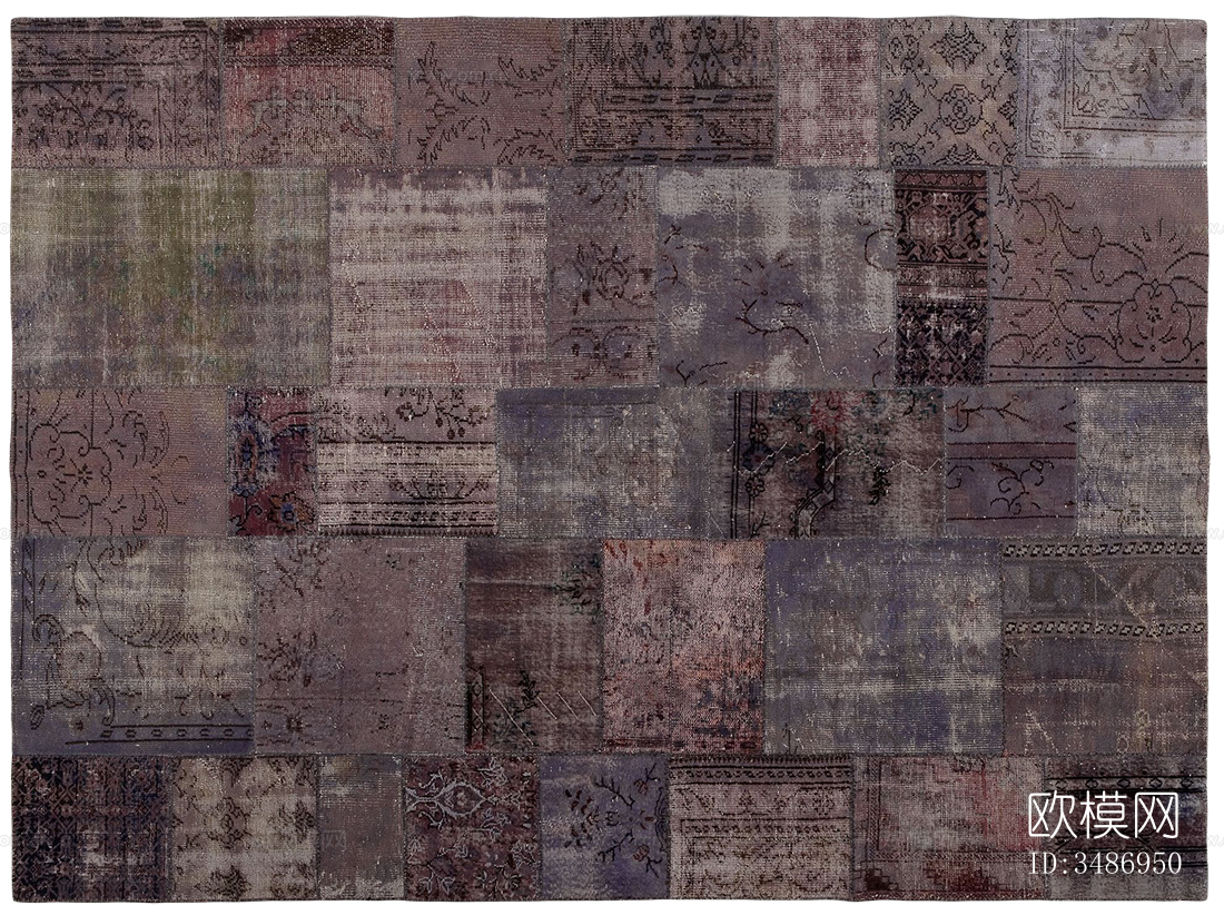 免扣欧式古典复古做旧中古地毯下载