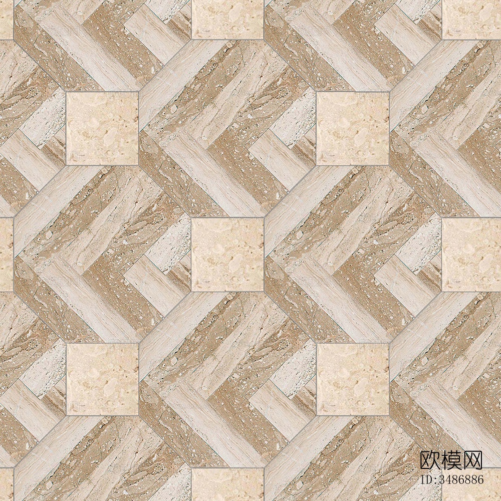 无缝现代黄色洞石大理石石材几何拼接拼花图案瓷砖地砖墙砖下载