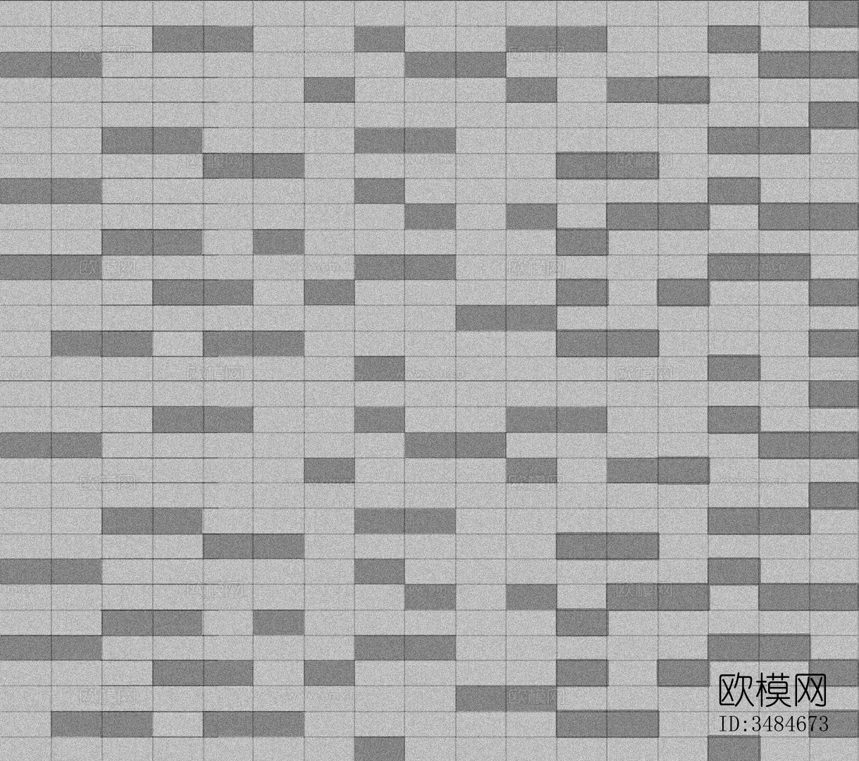 渐变商业铺装 跳色马赛克广场砖 灰色花岗岩室外广场砖下载
