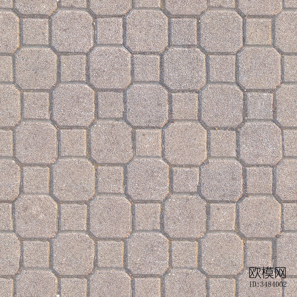 无缝灰色水泥拼花地砖人行道路地面广场铺贴下载