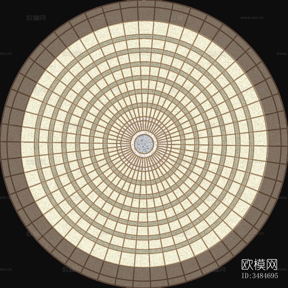 高清圆形铺装 石材拼花大理石拼花地砖下载