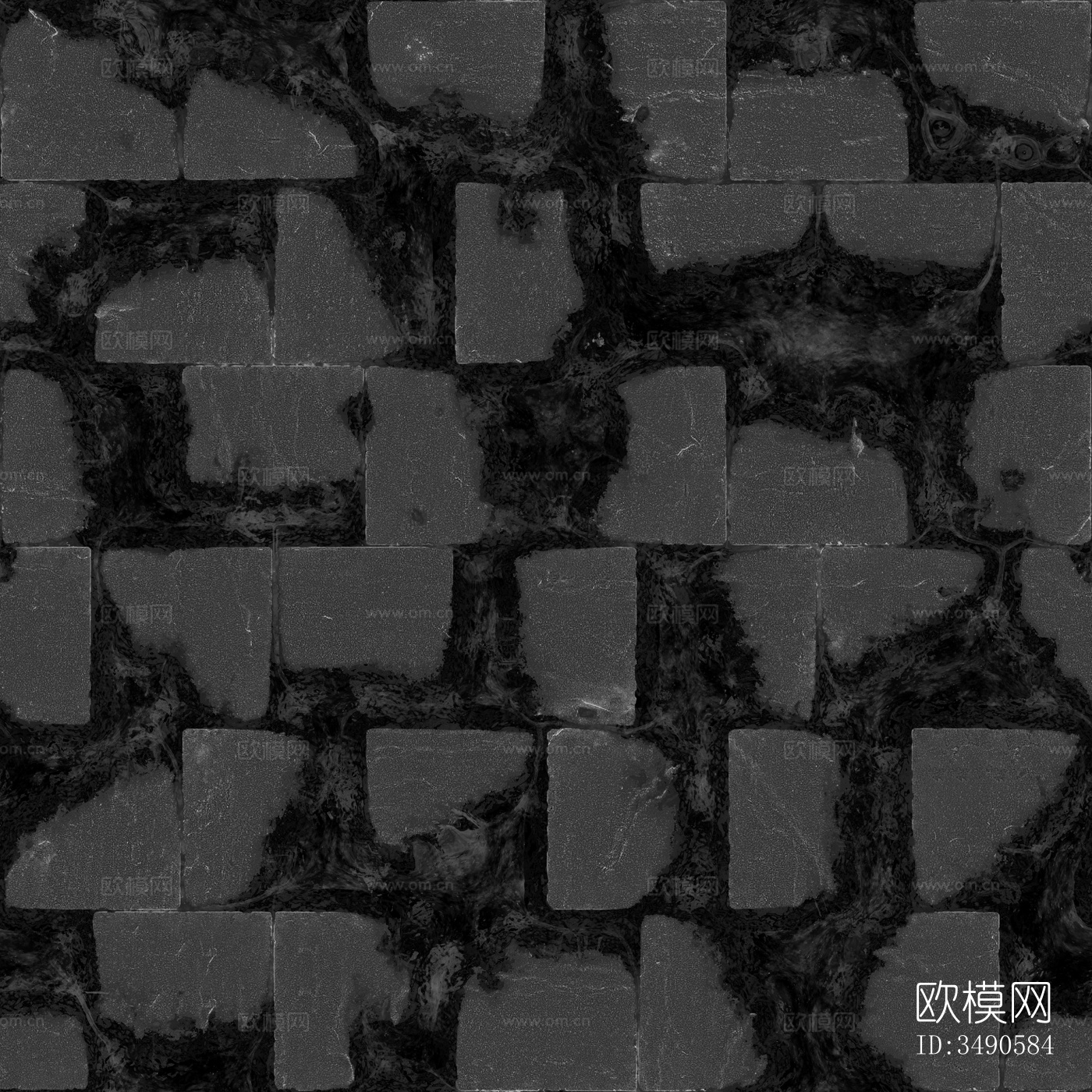 现代新中式大理石 灰色大理石材 岩板大理石 连纹大理石 瓷砖下载（渲染图6）