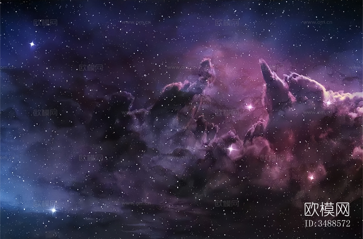 星空星云壁纸壁画