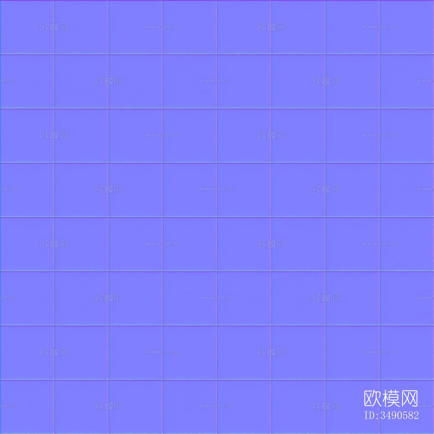 现代新中式仿古砖 棕色仿古砖 水泥砖 石纹砖下载（渲染图3）