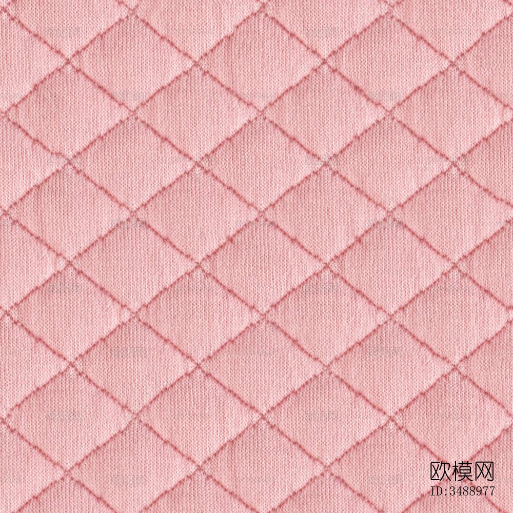 无缝粉色几何菱形格子图案针织布纹布料面料下载