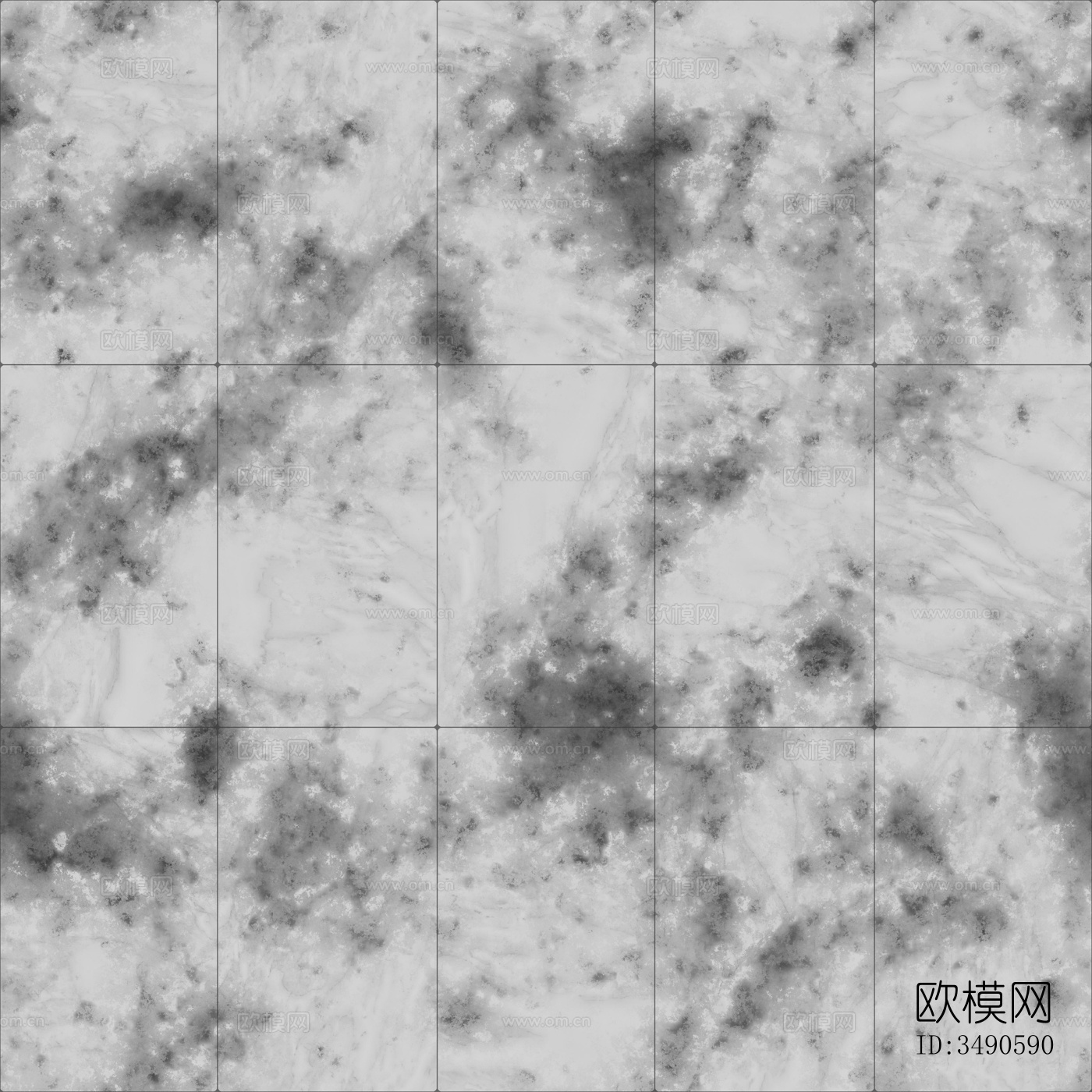 现代新中式大理石 灰色大理石材 岩板大理石 连纹大理石 瓷砖下载（渲染图2）