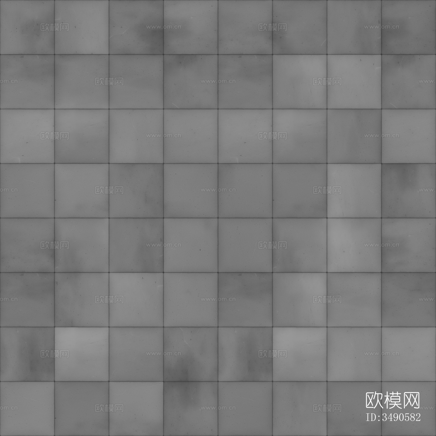 现代新中式仿古砖 棕色仿古砖 水泥砖 石纹砖下载（渲染图2）