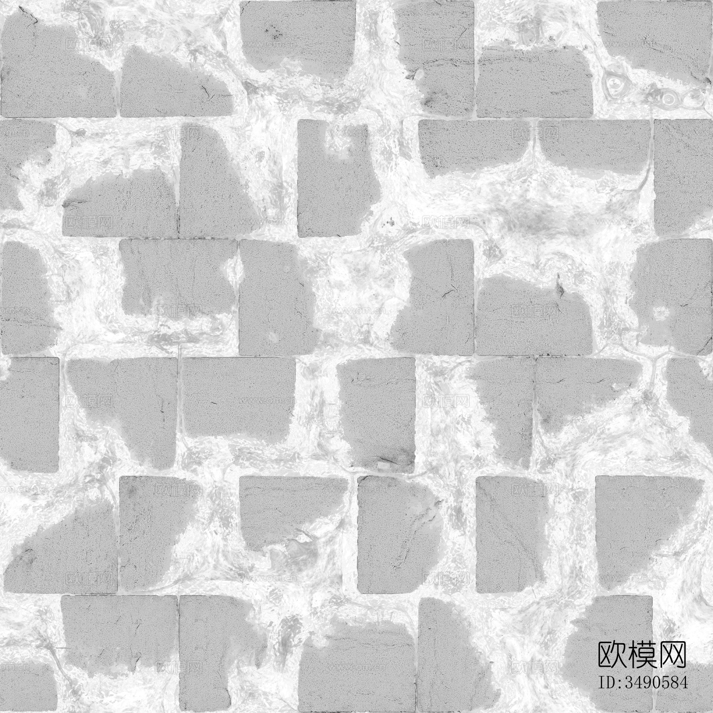 现代新中式大理石 灰色大理石材 岩板大理石 连纹大理石 瓷砖下载（渲染图5）