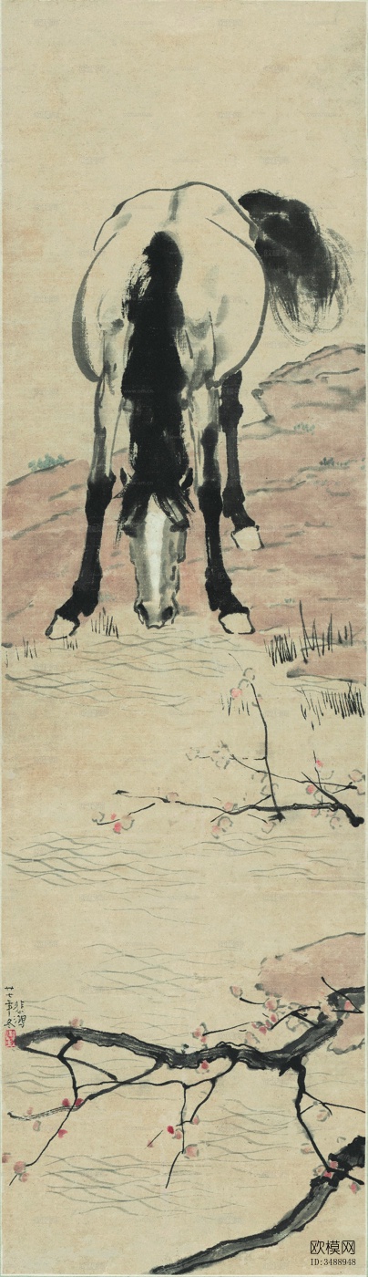 中国著名书画家作品 徐悲鸿作品 国画下载