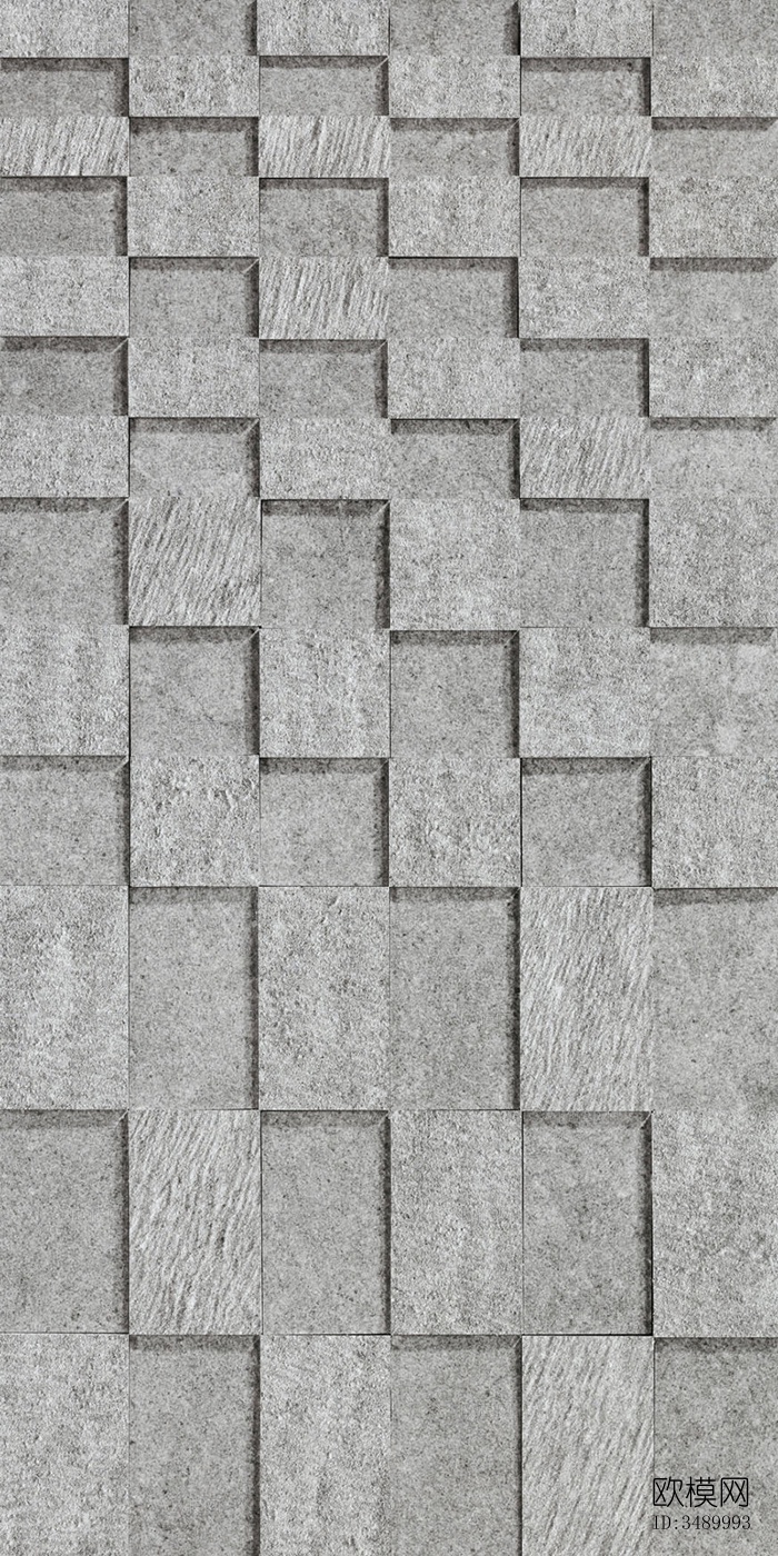 灰色花岗岩文化石墙面贴图下载