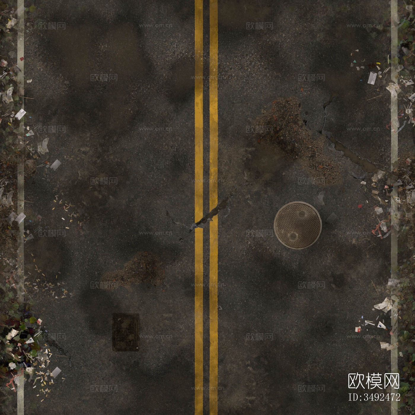 地面铺装脏旧凹凸下载