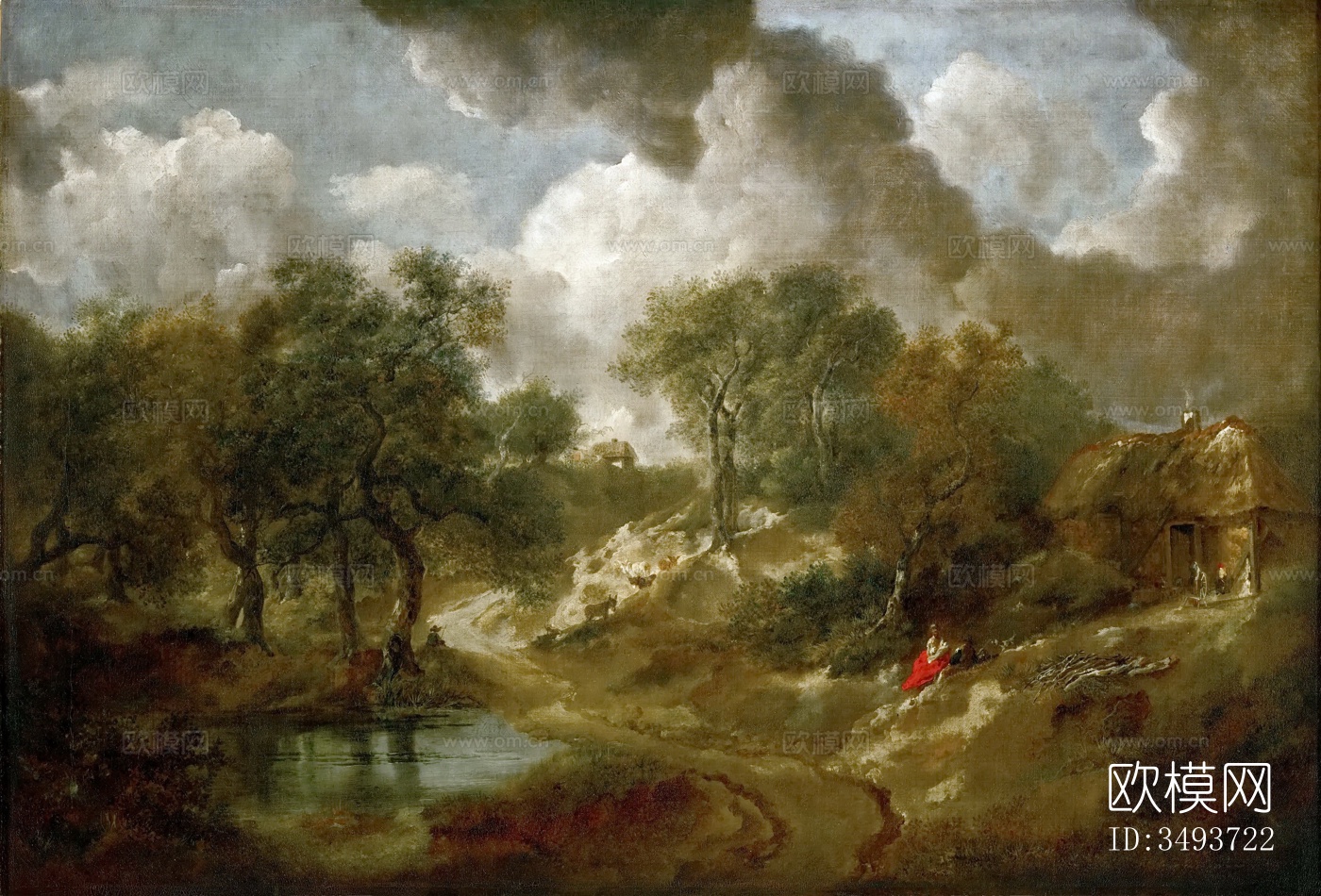 世界名画 风景 油画 国外