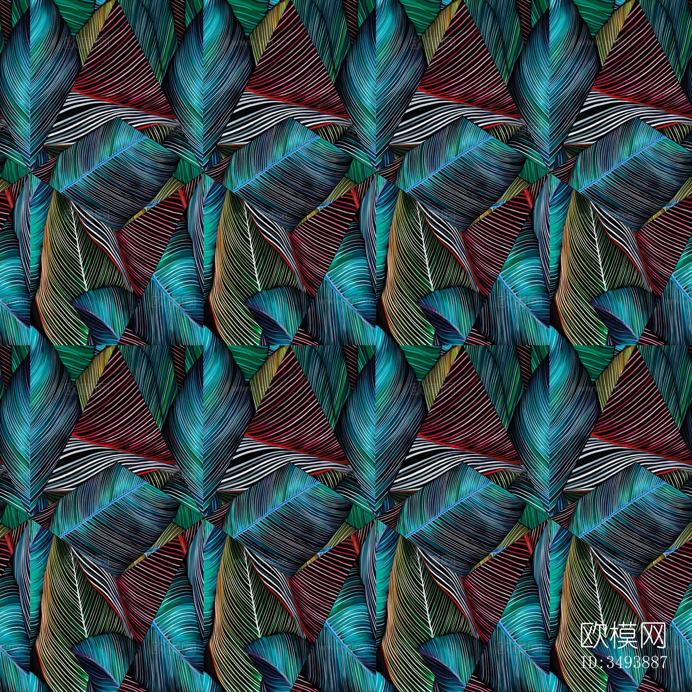 红色彩色壁纸下载