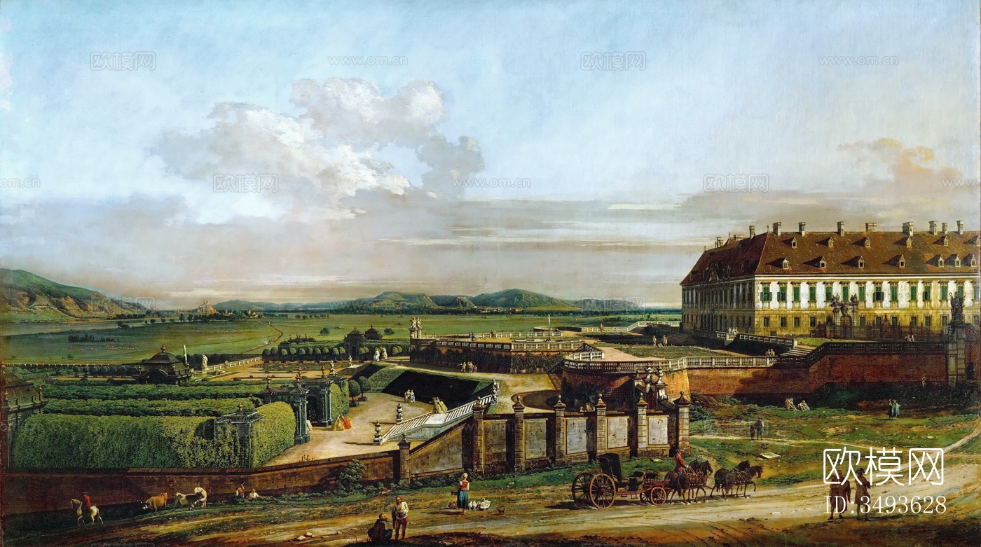 世界名画 风景 油画 国外下载