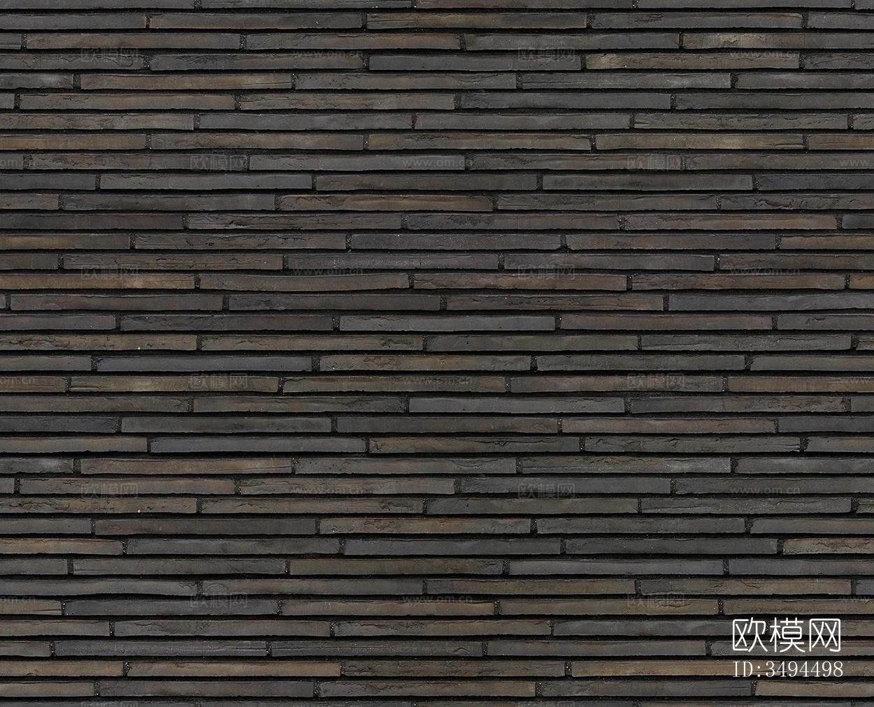 无缝黑色砖墙室外墙面地面下载